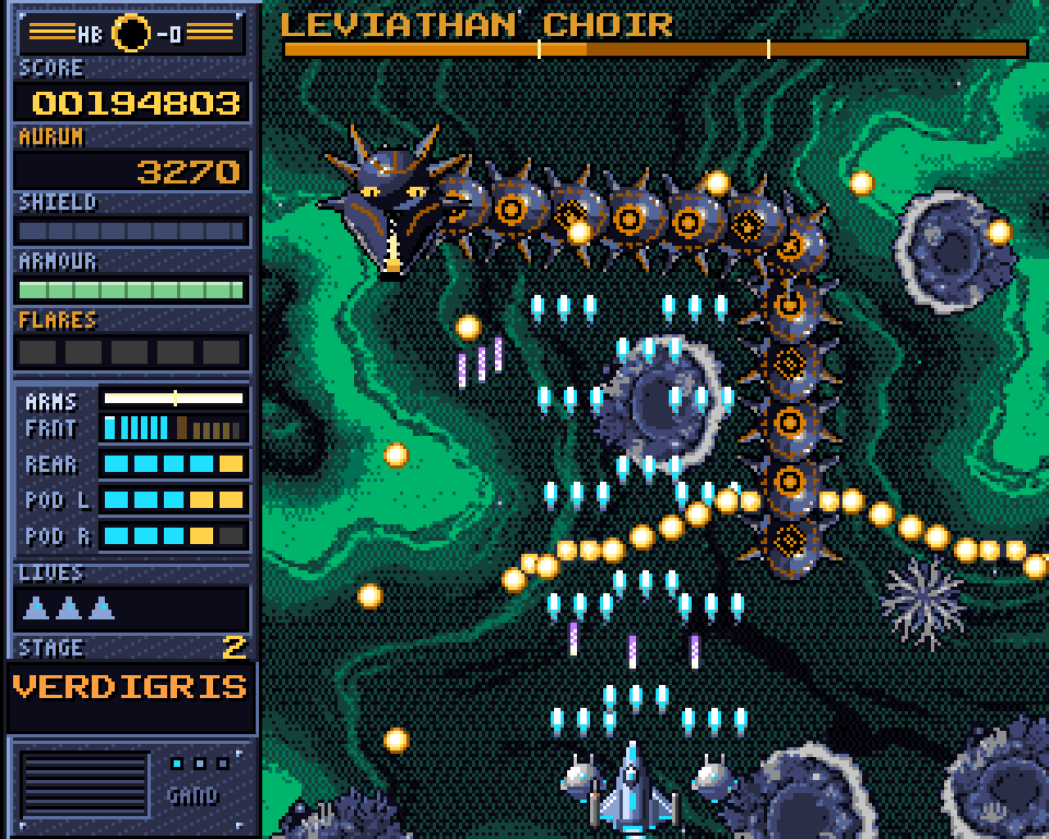 HELIOBANE on the Amiga: Leviathan Choir, the stage 2 Herald